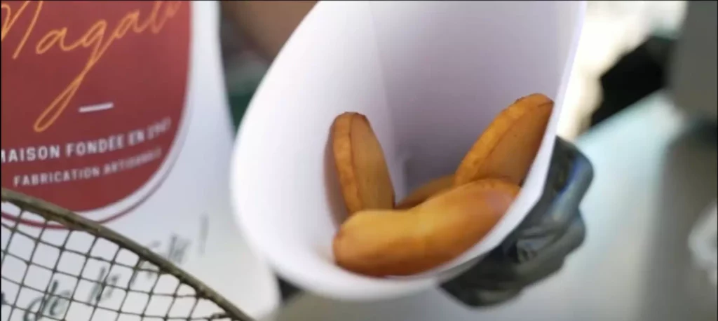 Panisses du restaurant de plage "Chez Magali"